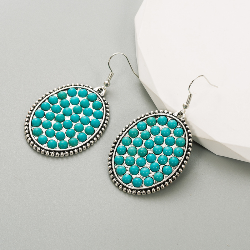 Fashion Jewelry Turquoise Earrings For Women YWHME-439 