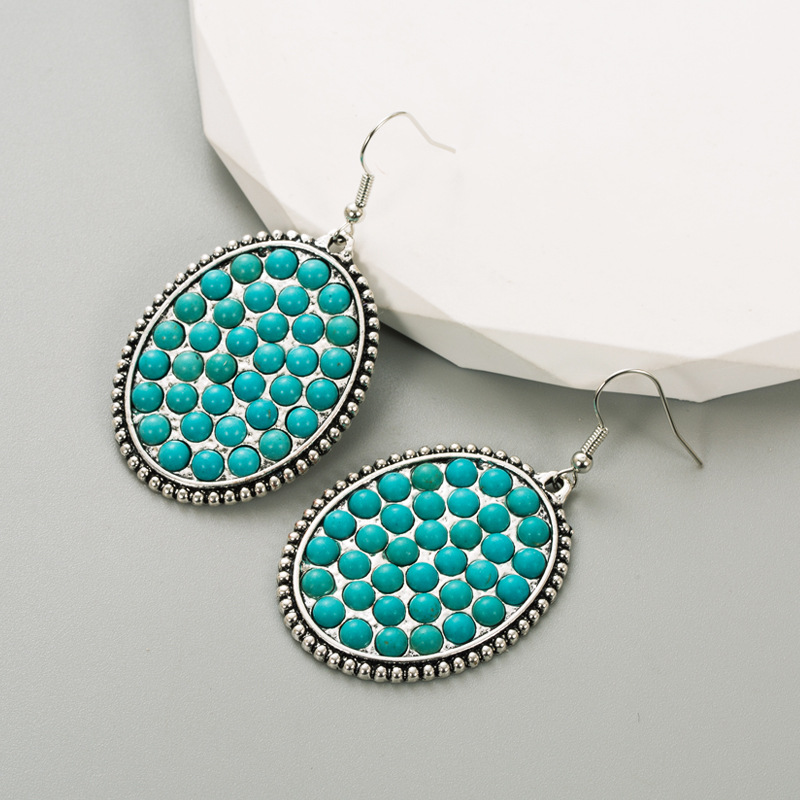 Fashion Jewelry Turquoise Earrings For Women YWHME-439 