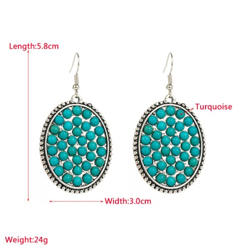 Fashion Jewelry Turquoise Earrings For Women YWHME-439