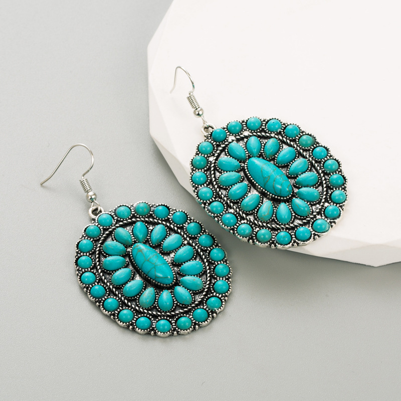 Fashion Jewelry Turquoise Earrings For Women YWHME-440 