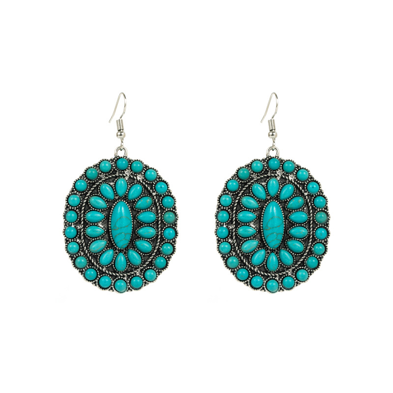 Fashion Jewelry Turquoise Earrings For Women YWHME-440 