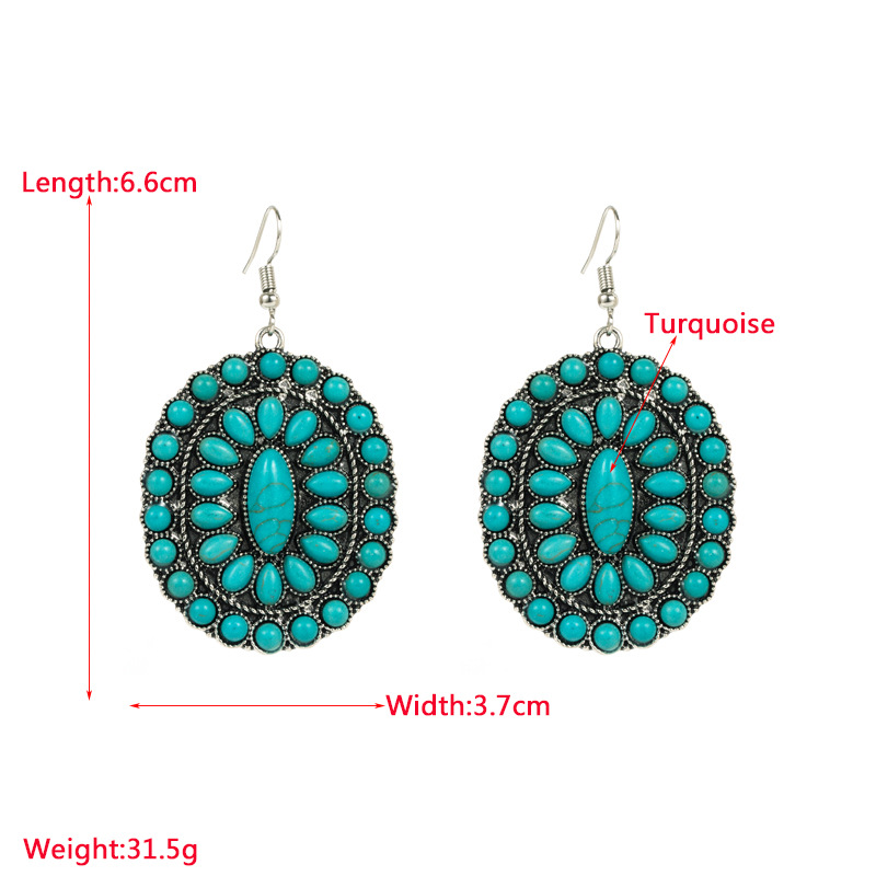 Fashion Jewelry Turquoise Earrings For Women YWHME-440 