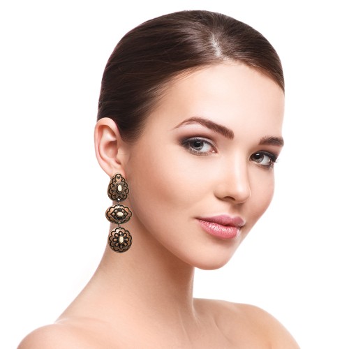 Fashion Jewelry Turquoise Earrings For Women YWHME-441