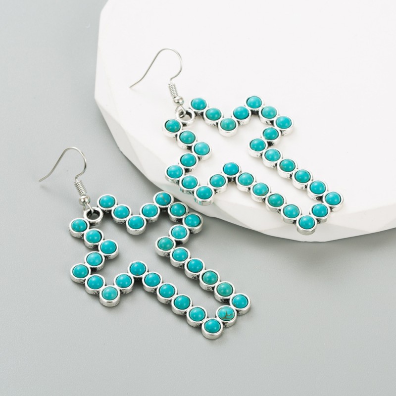 Fashion Jewelry Turquoise Earrings For Women YWHME-442 