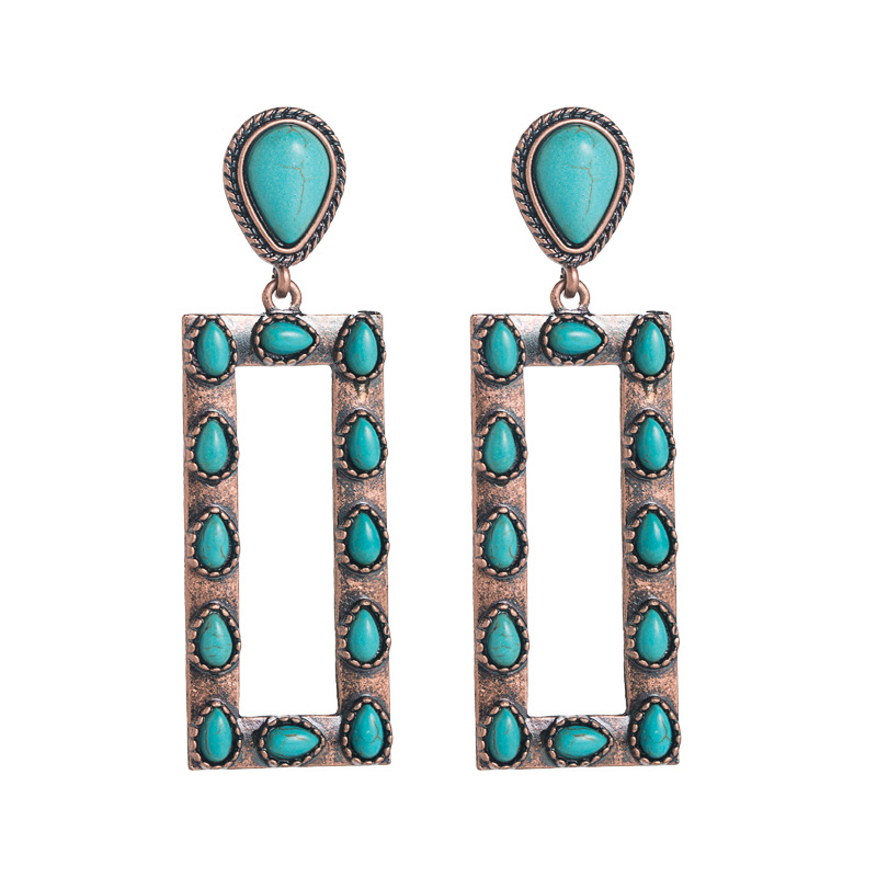 Fashion Jewelry Turquoise Earrings For Women YWHME-447 