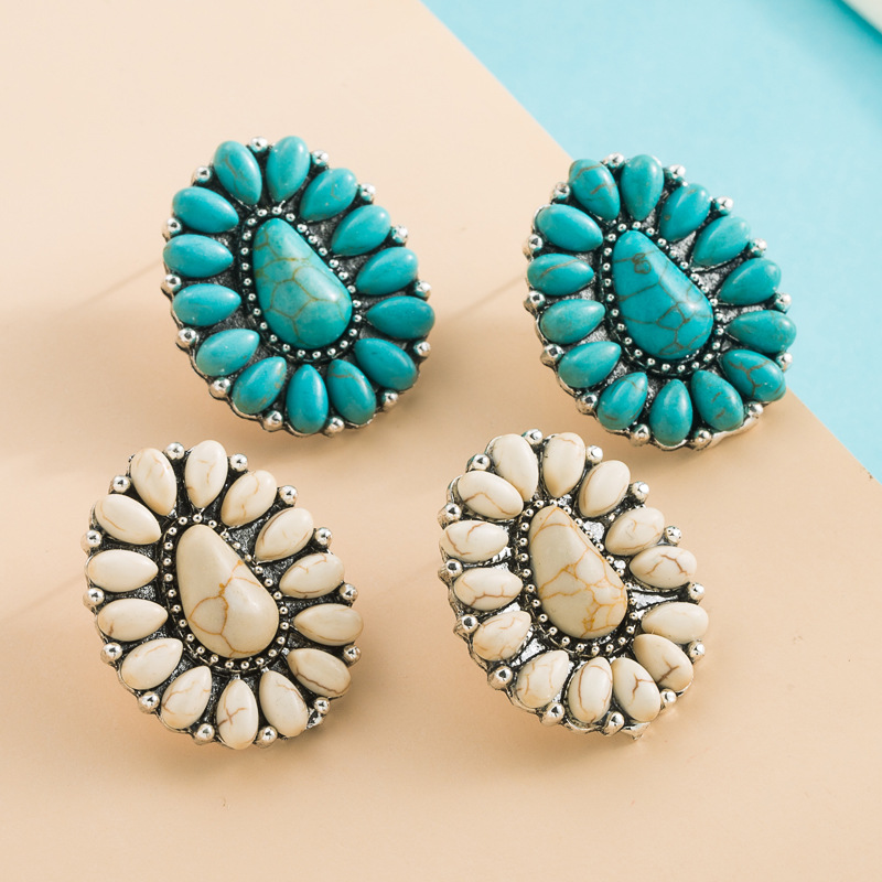 Fashion Jewelry Turquoise Earrings For Women YWHME-449 