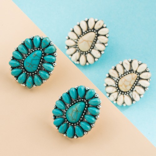 Fashion Jewelry Turquoise Earrings For Women YWHME-449