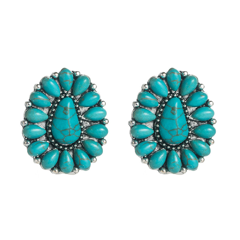 Fashion Jewelry Turquoise Earrings For Women YWHME-449 