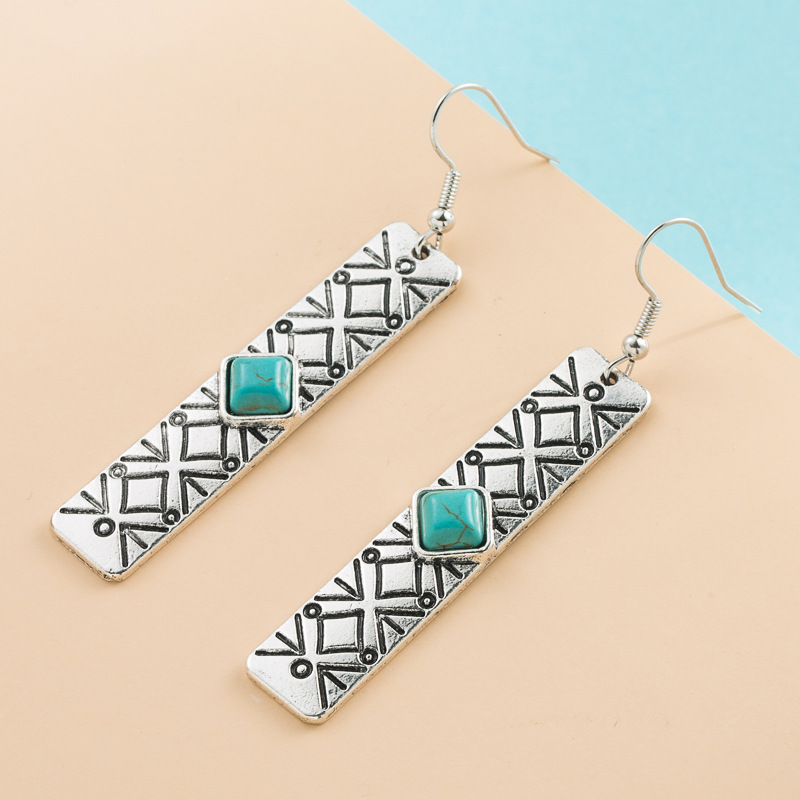 Fashion Jewelry Turquoise Earrings For Women YWHME-450