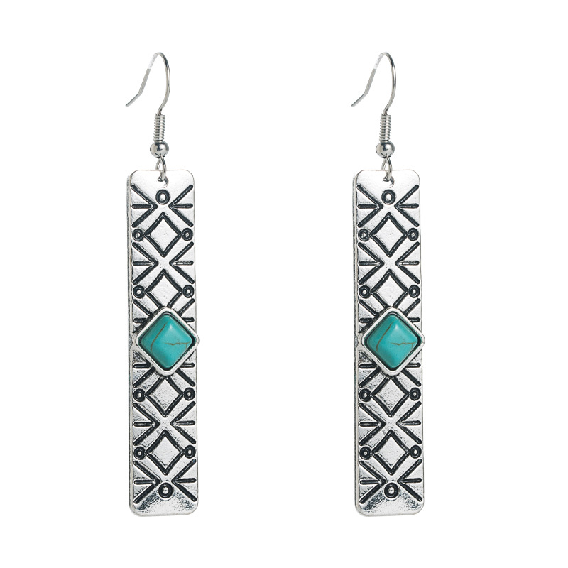 Fashion Jewelry Turquoise Earrings For Women YWHME-450 