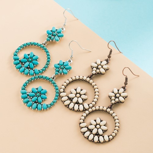 Fashion Jewelry Turquoise Earrings For Women YWHME-451