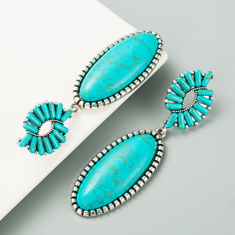 Fashion Jewelry Turquoise Earrings For Women YWHME-452 