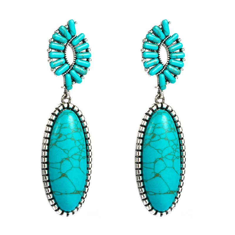 Fashion Jewelry Turquoise Earrings For Women YWHME-452 