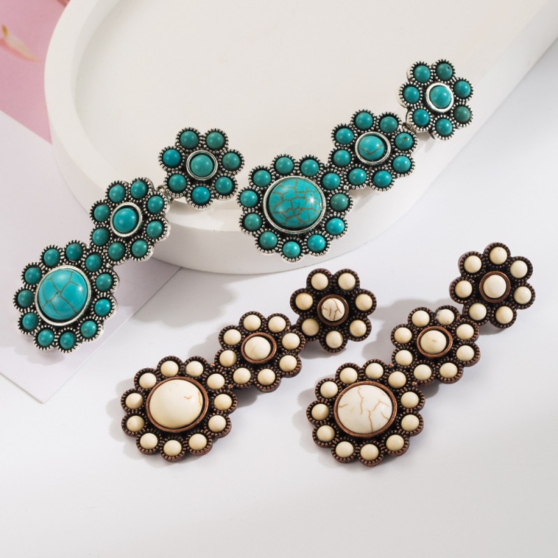 Fashion Jewelry Turquoise Earrings For Women YWHME-454 