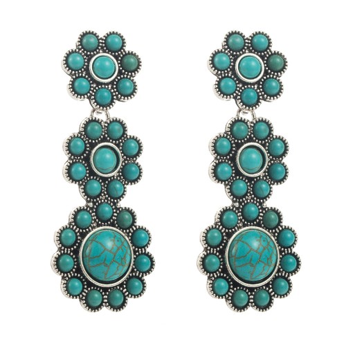 Fashion Jewelry Turquoise Earrings For Women YWHME-454