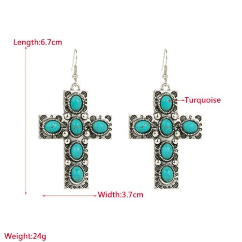 Fashion Jewelry Turquoise Earrings For Women YWHME-456