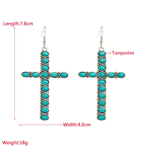 Fashion Jewelry Turquoise Earrings For Women YWHME-456