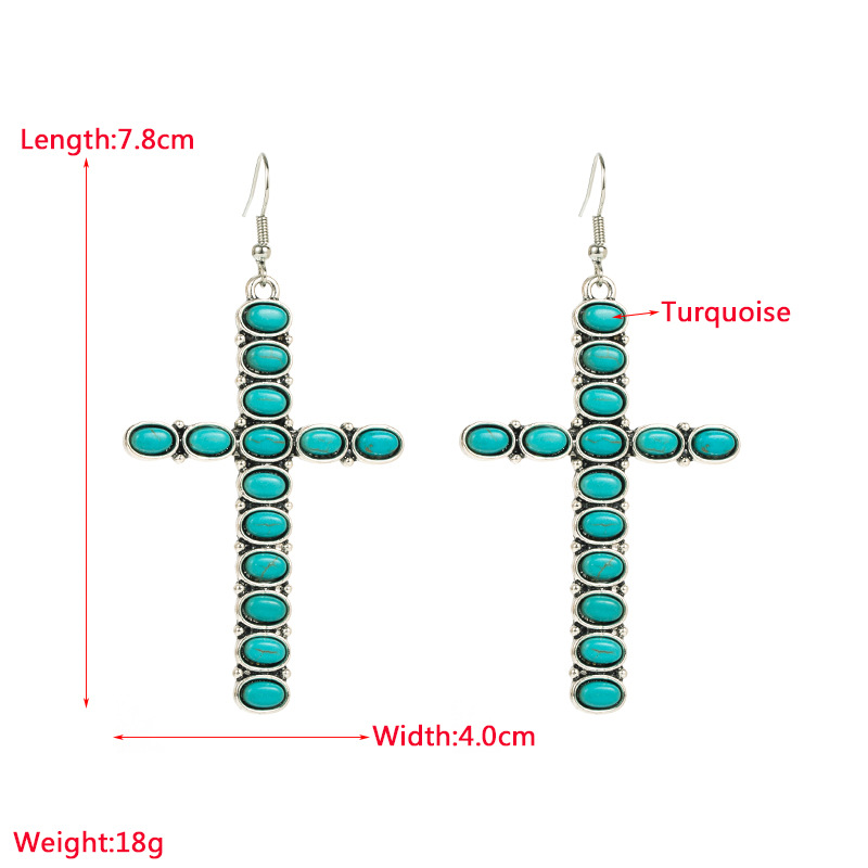 Fashion Jewelry Turquoise Earrings For Women YWHME-456 