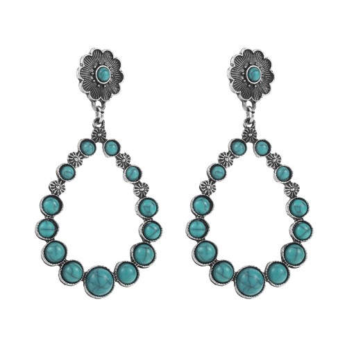 Fashion Jewelry Turquoise Earrings For Women YWHME-457