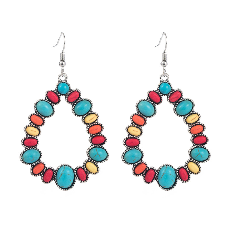 Fashion Jewelry Turquoise Earrings For Women YWHME-458 