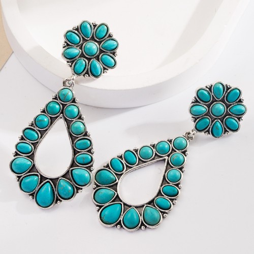 Fashion Jewelry Turquoise Earrings For Women YWHME-460