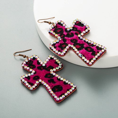 Fashion Jewelry Leather Earrings For Women YWHME-01