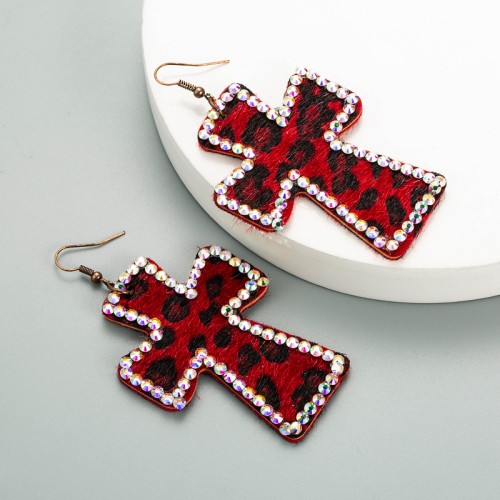 Fashion Jewelry Leather Earrings For Women YWHME-01