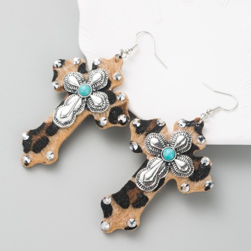 Fashion Jewelry Leather Earrings For Women YWHME-02