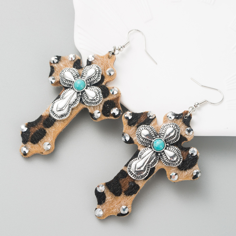 Fashion Jewelry Leather Earrings For Women YWHME-02 