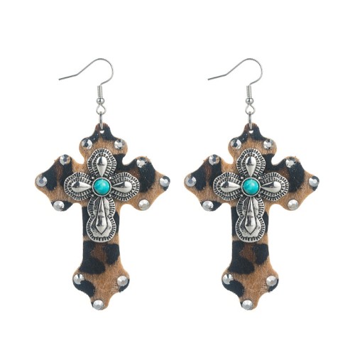 Fashion Jewelry Leather Earrings For Women YWHME-02