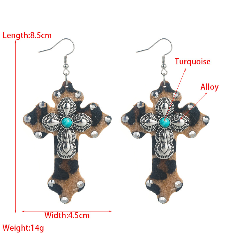 Fashion Jewelry Leather Earrings For Women YWHME-02 