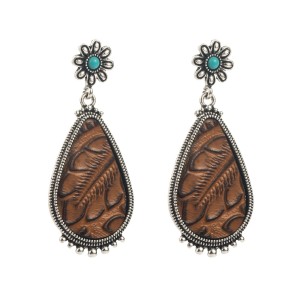 Fashion Jewelry Leather Earrings For Women YWHME-03 