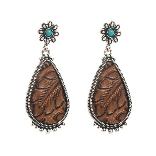 Fashion Jewelry Leather Earrings For Women YWHME-03