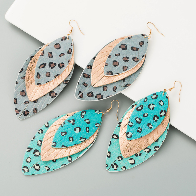 Fashion Jewelry Leather Earrings For Women YWHME-04 