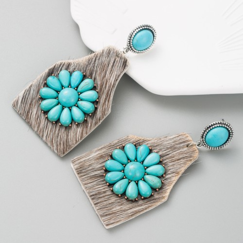 Fashion Jewelry Leather Earrings For Women YWHME-08