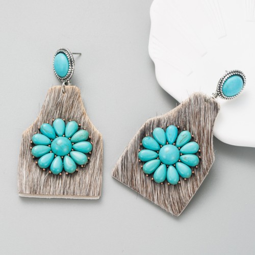 Fashion Jewelry Leather Earrings For Women YWHME-08