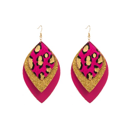 Fashion Jewelry Leather Earrings For Women YWHME-10