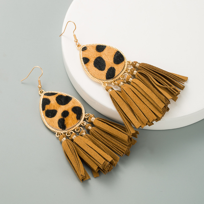 Fashion Jewelry Leather Earrings For Women YWHME-101 