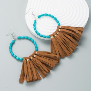 Fashion Jewelry Leather Earrings For Women YWHME-102 