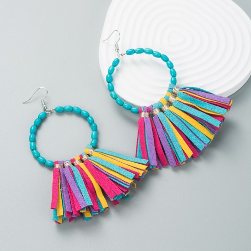 Fashion Jewelry Leather Earrings For Women YWHME-102