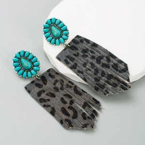 Fashion Jewelry Leather Earrings For Women YWHME-104 