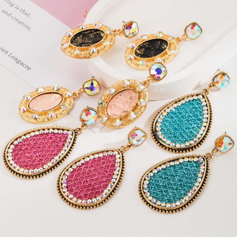 Fashion Jewelry Leather Earrings For Women YWHME-107