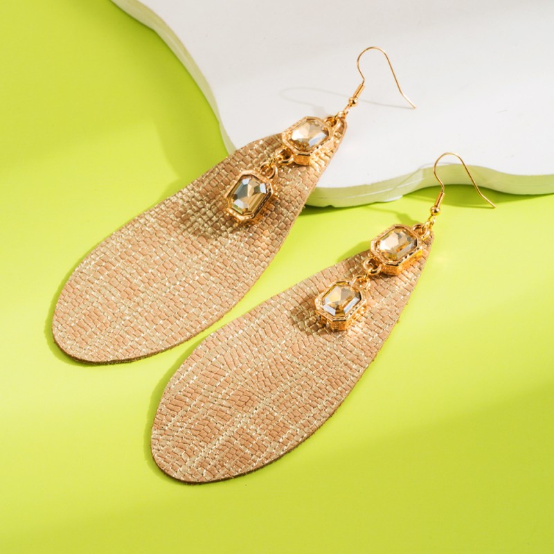 Fashion Jewelry Leather Earrings For Women YWHME-108 