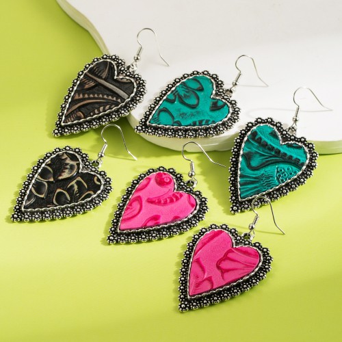 Fashion Jewelry Leather Earrings For Women YWHME-110