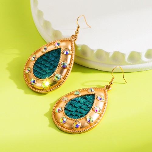 Fashion Jewelry Leather Earrings For Women YWHME-112