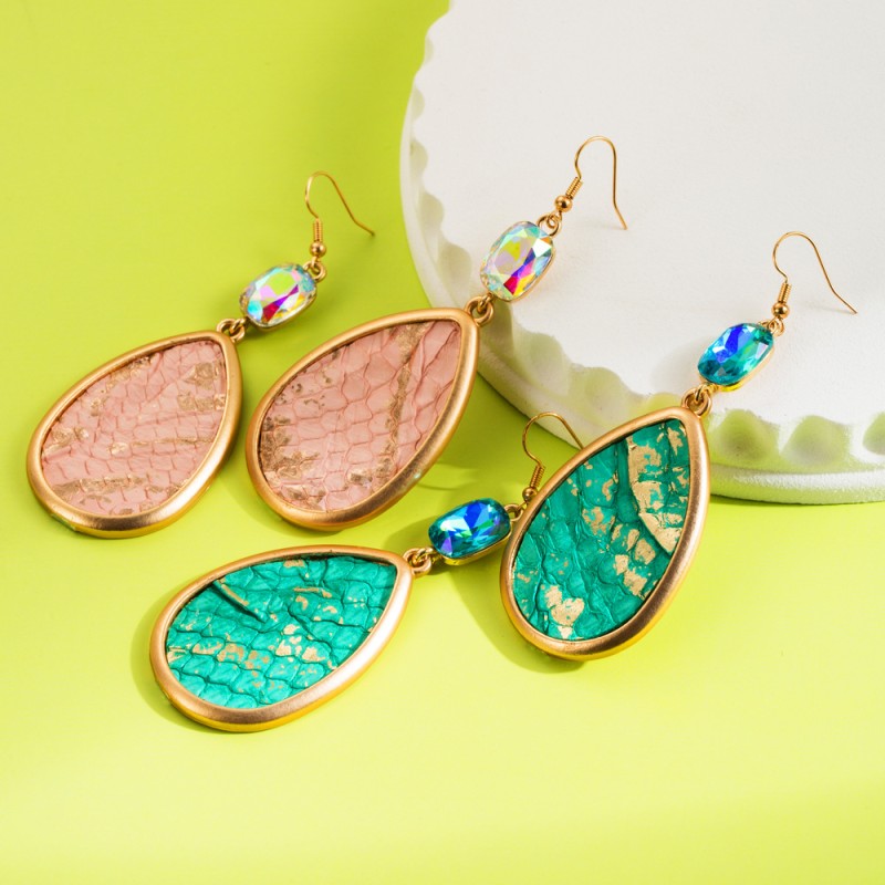 Fashion Jewelry Leather Earrings For Women YWHME-114 