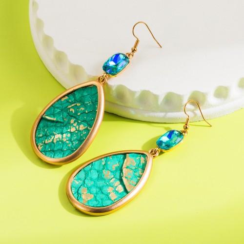 Fashion Jewelry Leather Earrings For Women YWHME-114