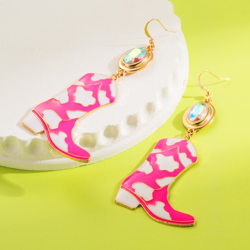 Fashion Jewelry Leather Earrings For Women YWHME-116