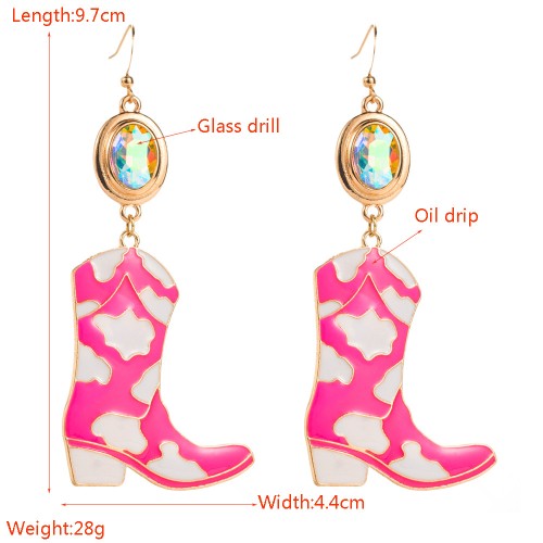 Fashion Jewelry Leather Earrings For Women YWHME-116