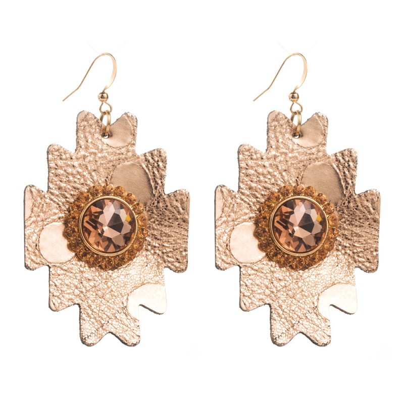 Fashion Jewelry Leather Earrings For Women YWHME-118 